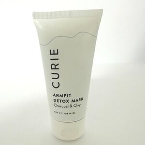 Curie Armpit Detox Mask Charcoal & Clay Purifying Treatment 2oz 57g Tube